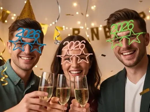 Star Glasses - New Year 2026 - sizes S, M, L, XL