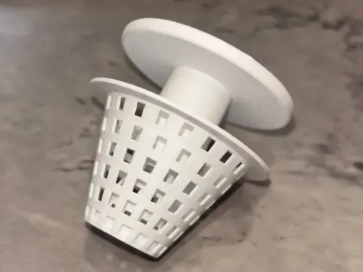 40mm Bathroom Sink Hair Catcher with Cover