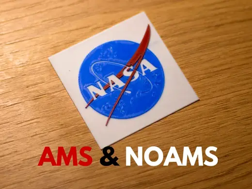 NASA Logo Decorative Plaque - NoAMS & AMS