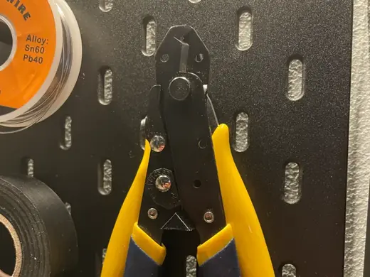 Skadis Side Cutter and Wire Stripper Holder