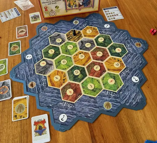 Settlers of Catan Border/Frame for 79mm Diameter