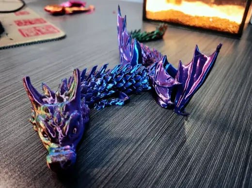 骨翼巨龙—一体打印可动