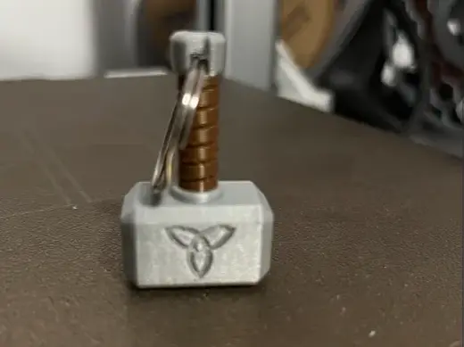 48 minutes - Mjolnir - Thor Hammer Keychain
