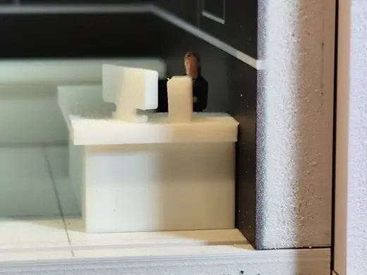 Verkaufstresen 1/64 Diorama
