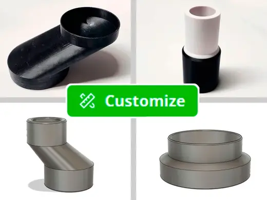 Parametric Adapter for Tubes / Pipes / Ducts