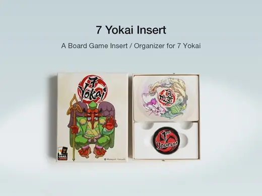 7 Yokai Board Game Insert / Organizer