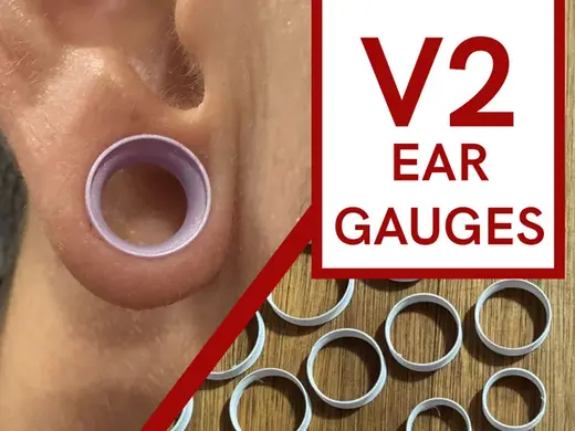 Ear Gauges V2 - 3-72mm