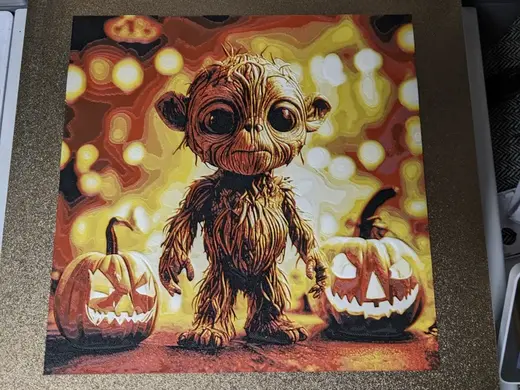 Baby Groot(?) Holloween HueForge