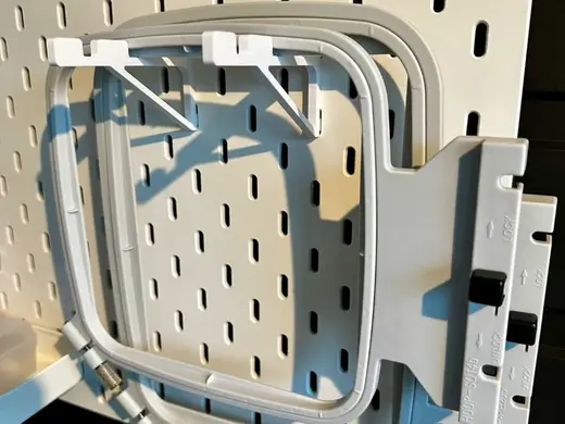 IKEA Skadis embroidery Hoop holder