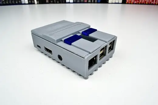 SNES Raspberry Pi Case (3B & 4B) - Retro Gaming