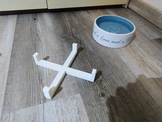 Universal Pet Bowl Stand: 3D Solution for Dogs and Cats