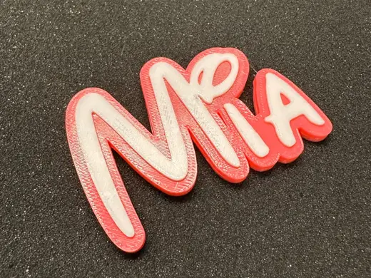 Mia Namensschild