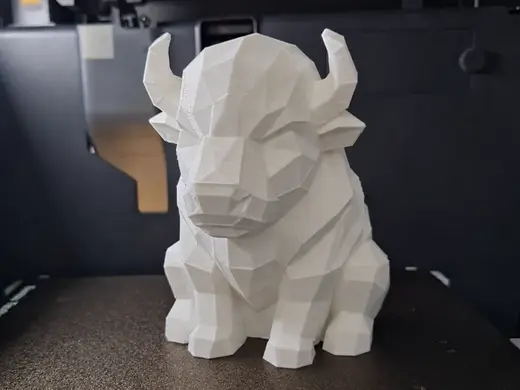Low Polly Bison
