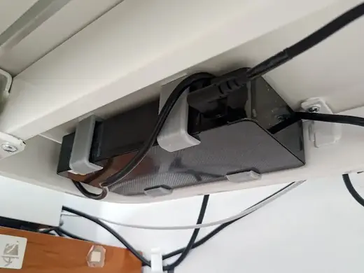 Power brick under desk holder Samsung Odyssey G9