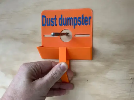 Drill dust collector with guide and handle