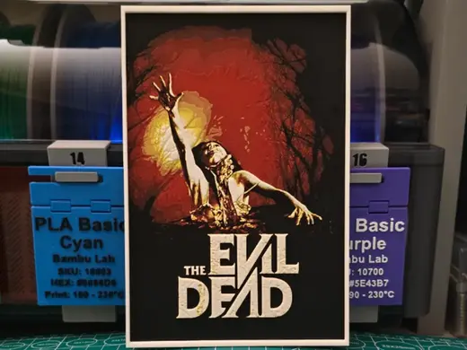 The Evil Dead Movie Poster - Hueforge Art