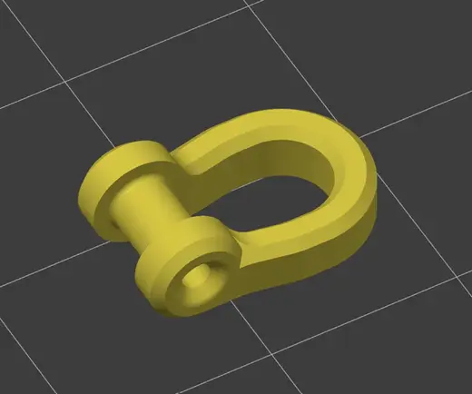 Tow Hook for offroad RC trucks, brick compatible