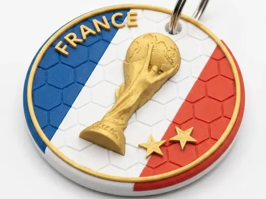Llavero Francia Campeón (2 Estrellas)