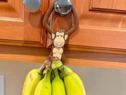 Banana hanger Monkey /kitchen cabinet hook