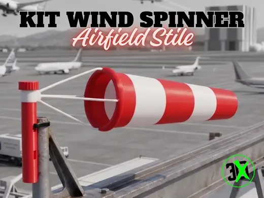 Kit Wind Spinner: Airfield Style