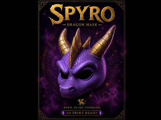 Spyro the dragon mask