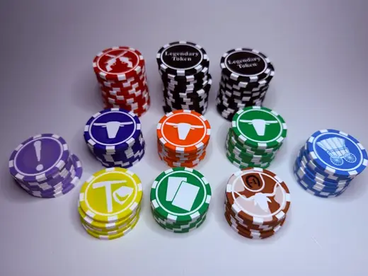 Western Legends - Base and Expansion Poker Chips