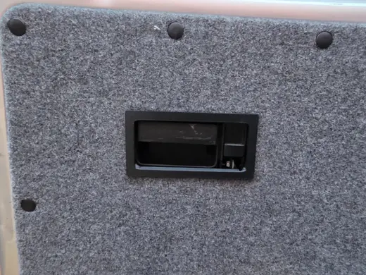 Camper van tail door handle surround T5