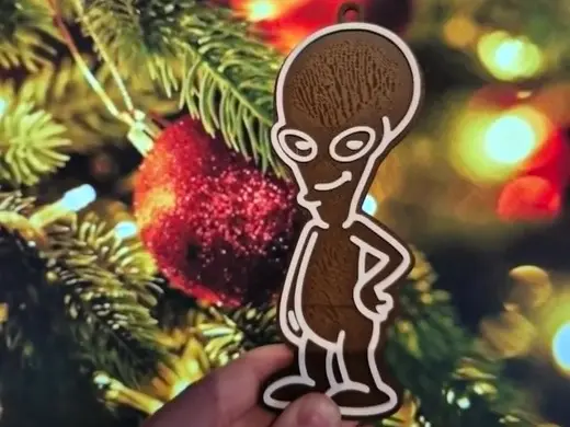 Roger American Dad Gingerbread Ornament