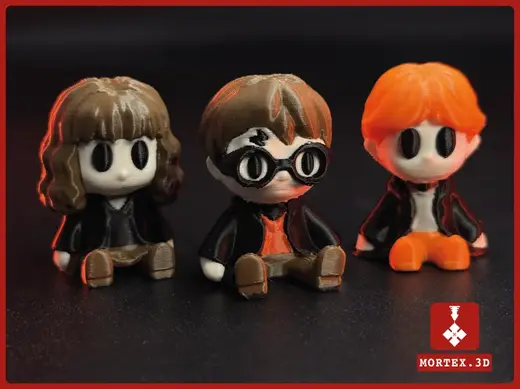 Harry Potter, Ron Weasley & Hermione Granger