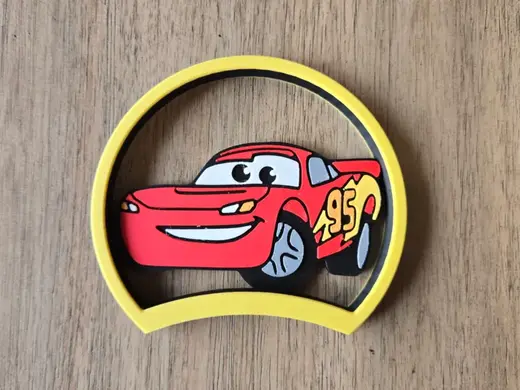 Lightning McQueen Disney ear for 5 magnet headband