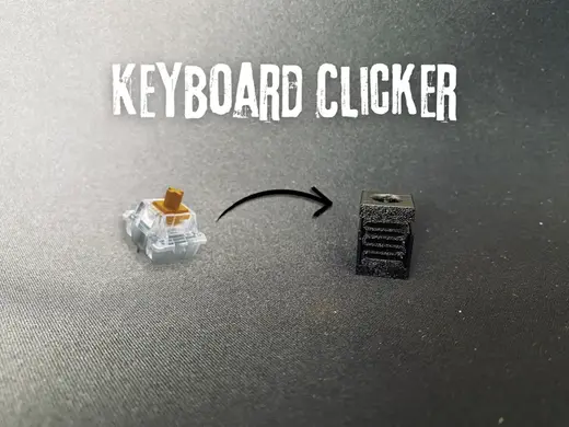 Keyboard Switch For Clickers — With Sound Options