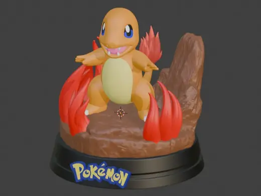 004-Charmander-小火龙-无AMS