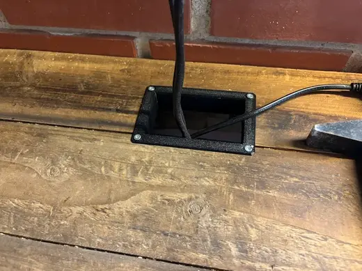 Cable channel 58x100 mm hole