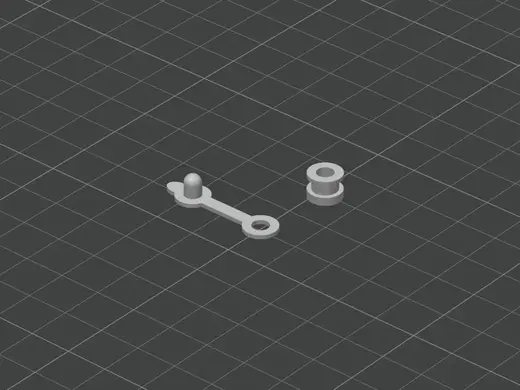 TPU Ptfe grommet with cap slot for filament dryer
