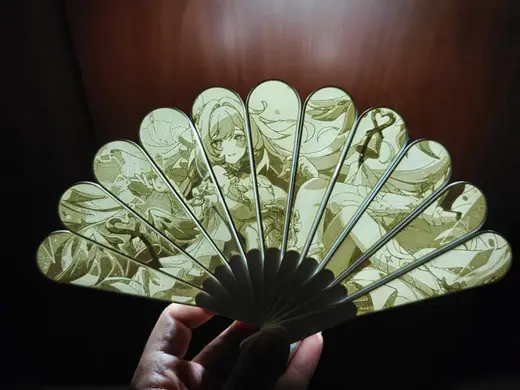 崩坏3:爱莉希雅透光浮雕扇子