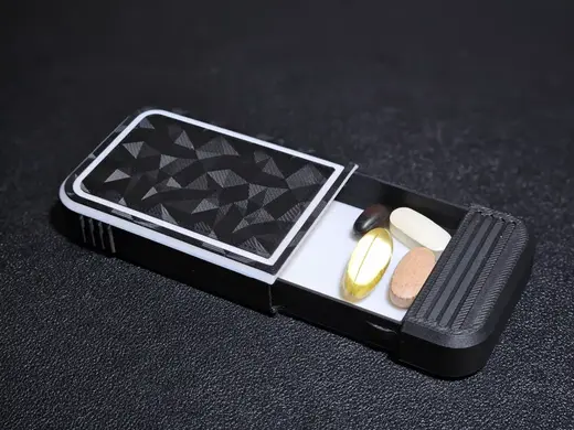 Small and Stylish Travel Pill Box | No supports