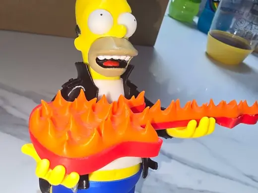 Homer Simpson Rock and Roll fantasy camp