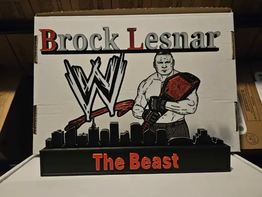 WWE - WWE Brock Lesnar display