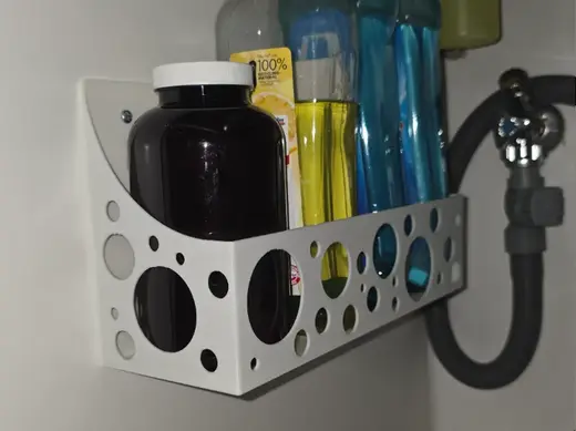 Side mount Shelf organiser under cabinet
