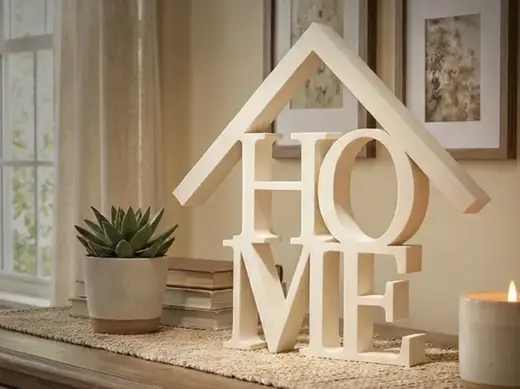 HOME Deko-Aufsteller