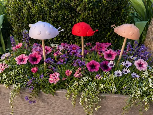 Marienkäfer Käfer Stab Blumenstecker Gartenstecker