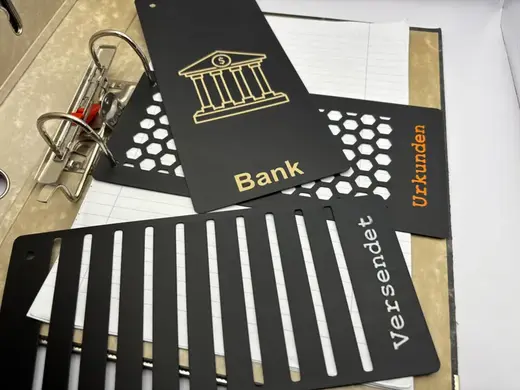 Register für Ringordner | Beschriftbar | 4 Designs