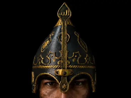 Islamic-style conical helmet Alparslan