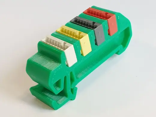 DIN Rail (Hutschiene) Clip for WAGO MICRO