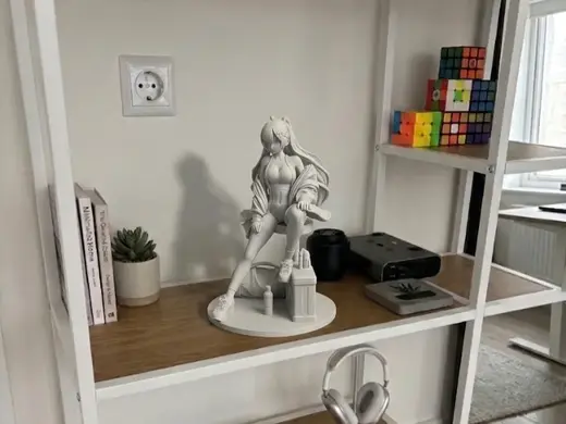 Hypebeast Summer Anime Girl | Trendy Statue