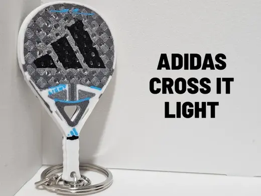 Adidas Cross It Light Padel Racket Keychain