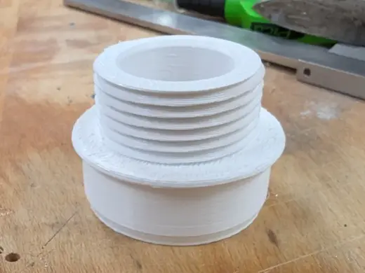Adapter DN40 auf 1 Zoll Gewinde