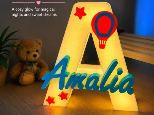 Personalized Kids Room Lamp