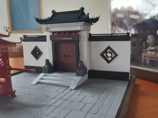 新中式庭院大门拆件版(NO AMS)