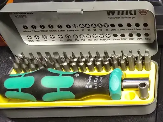 WERA 838 RA S inlay for WIHA gobox 4mm bits